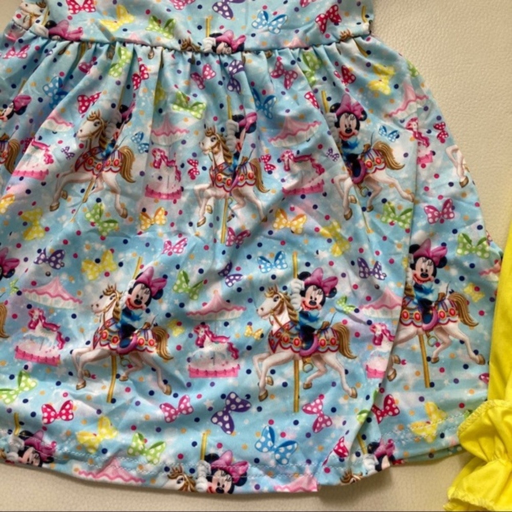 Minnie Mouse Ruffle Pant Cute Sweet Set - Picture 3 of 5